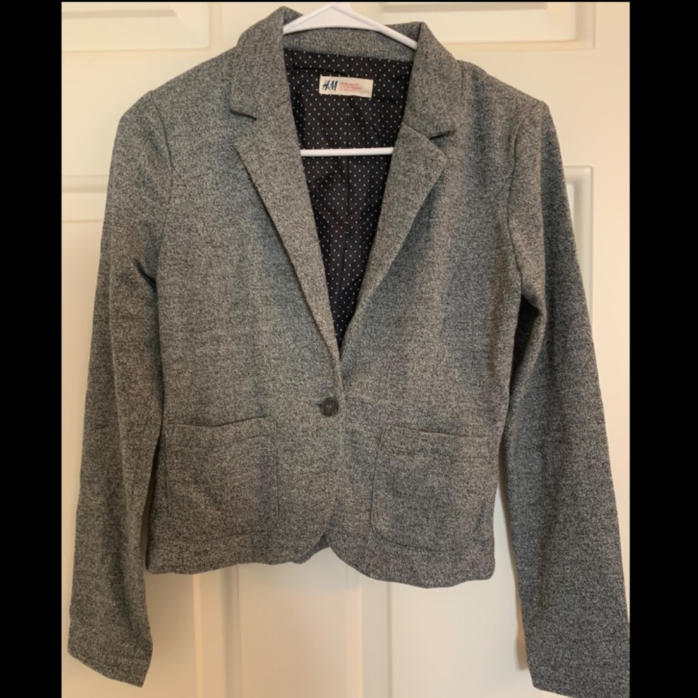 H&M girls & boys Gray Blazer Jacket